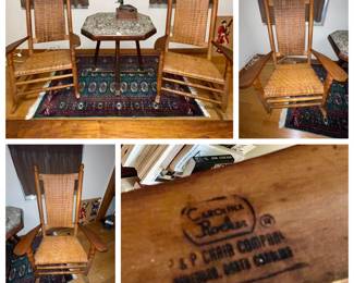 - *The Carolina Rocker 1000 by P&P Chair Company AKA "The Kennedy Rocker"
(2) Rockers in Excellent Condition