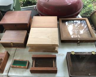 Wood boxes