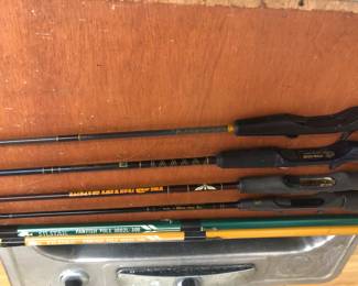 Close up of rods