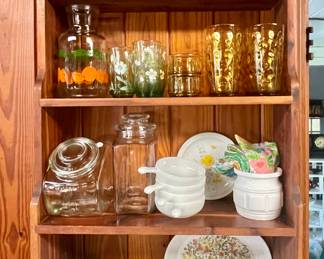 Handmade Pine Display Shelf or Bookcase with Colonial curvature details