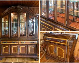 SOLD Havertys China Cabinet
-beveled glass doors, lighted
Measures 69x19x89
SOLD Havertys Chest
-Felt Flatware storage drawer and 2 door cabinet