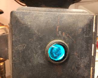 Close up of carriage light