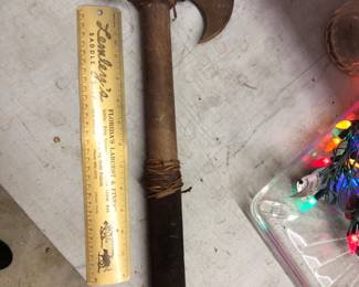 Close up hatchet