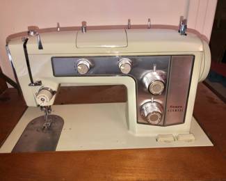 Close up of Kenmore sewing machine.