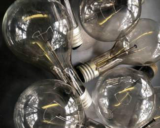 Vintage Large 500w bulbs