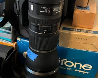 Camera  Equipment and Lenses