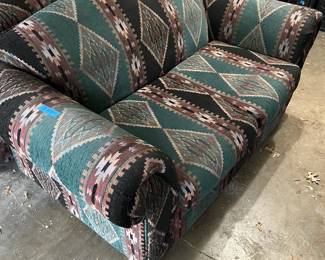 Matching Sofa and Loveseat. Sofa turns into a bed!
