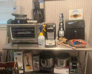Small Kitchen Appliances- Air fryers, Instapot, Coffee Makers, etc.
