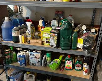 Misc. Cleaners, Car cleaners, waxes, yard sprays.