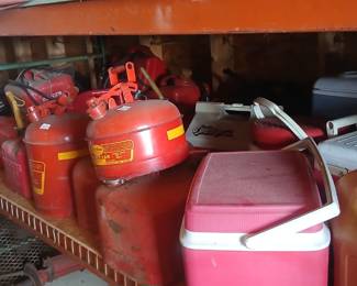Gas Cans and Coolers
