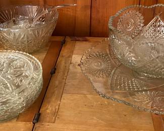 Glass Punch Bowls