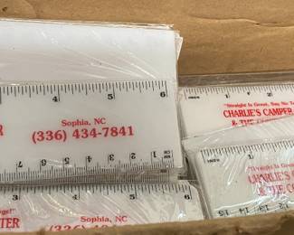 Charlie's Camper Advertising Rulers