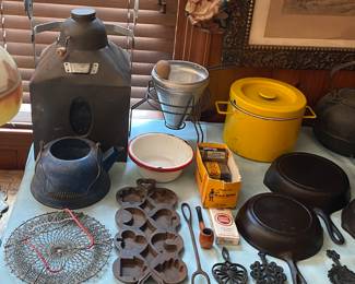 Cast Iron and Kitchenware
