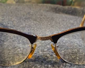 Vintage Aluminum Cat Eye Glasses