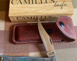 Camillus Silver Sword Knife in Box