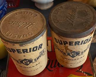 Superior Snuff Cans