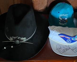 Autograhed Richard Petty Hats