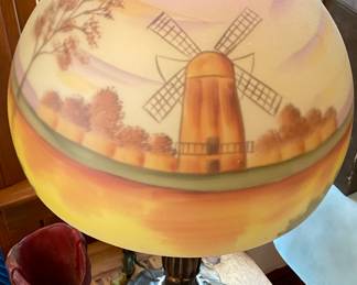 Windmill Themed Table Lamp