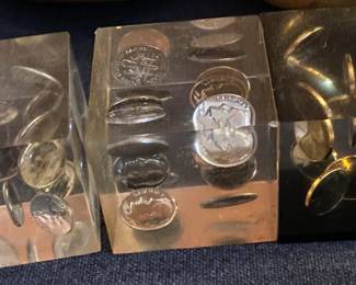 Acrylic Dime Paperweights