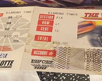 Vintage Winston Race Tickets (Full Tickets)