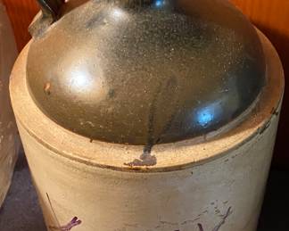 Stoneware Liquor Jug