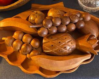 Wooden Fruit Bowl