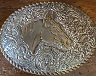 Horse Themed Western Buckle