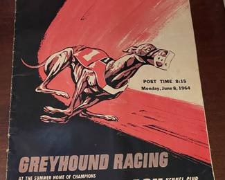 Greyhound Racing Program