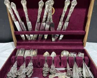 Sterling Silver Marked Vintage Flatware 2082 Grams