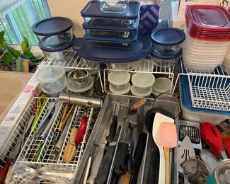 Kitchen is PACKED with items