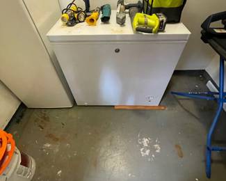 Mint upright refrigerator,  freezer chest Ryobi cordless tools 