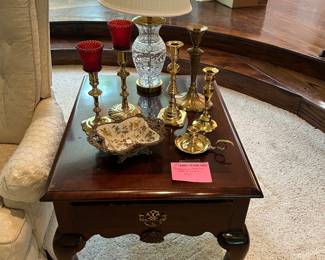 Pennsylvania house mahogany end tables (3)