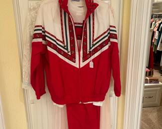 Vintage 3 piece wind suit