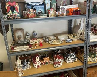 More shelving, department 56,