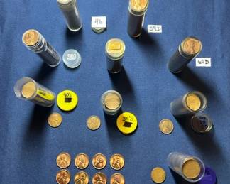 Tubes Of Wheat Pennies