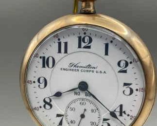 Working Railroad Hamilton Pocket Watch