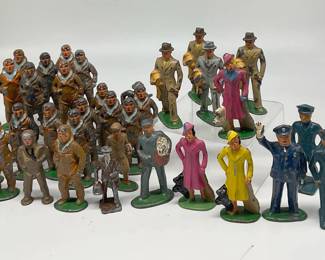 Antique Mini Metal People
