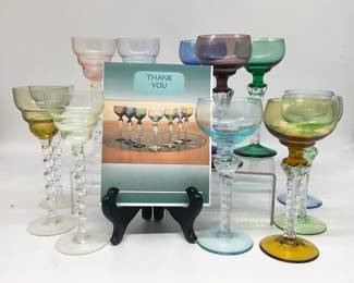 Depression Era Cordial Glasses