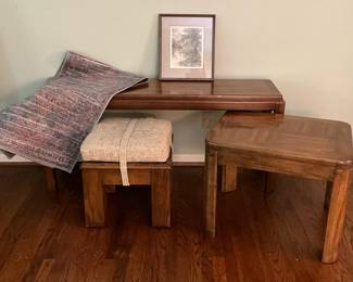 Wooden Console Table With Friends