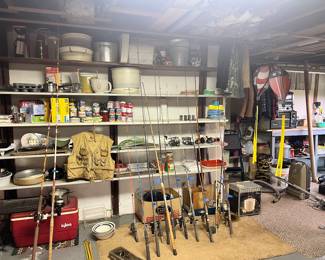 FISHING POLES, AND REELS