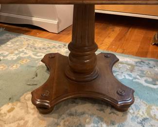 Wooden side table 17” x 20” x 20” $25 + tax