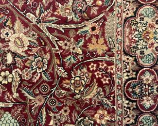 Rectangular red/beige/green rug 48” x 72” $500 + tax