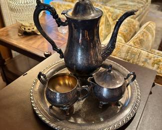 Silver plate Tea Set