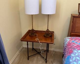 Tray Table, Lamps
