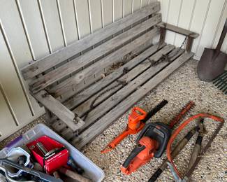 Swing, Hedge clippers, etc.