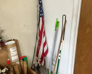 Flag, Fishing Poles