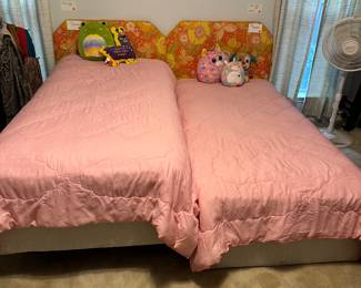 Twin Mattress Sets, Twin Headboards, Comforters, Stuffed Animals