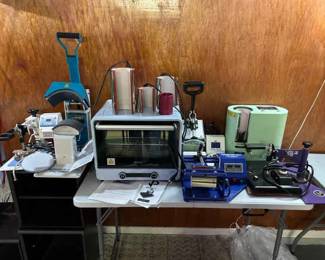Lot Of Heat Presses Sublimation Oven For Crafts