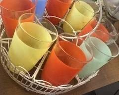 retro picnic glass carrier