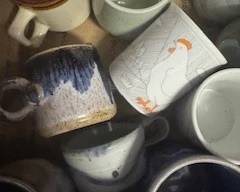 mugs , coffee cups pottery, ceramic
